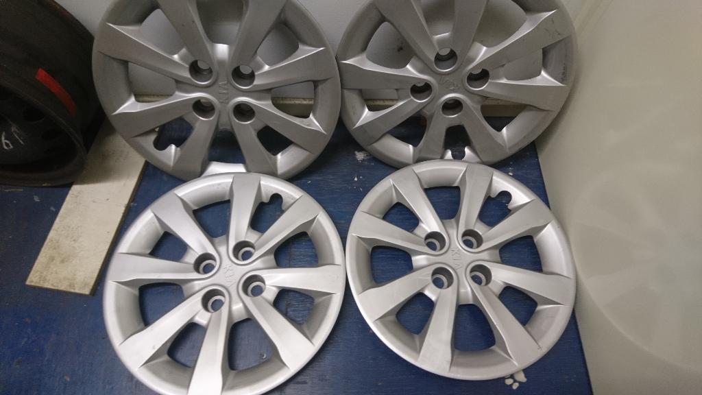 Kia wieldoppen 15 inch origineel kia VAASTE PRIJS € 50,-, Ophalen, Nieuw, Kia, Kia