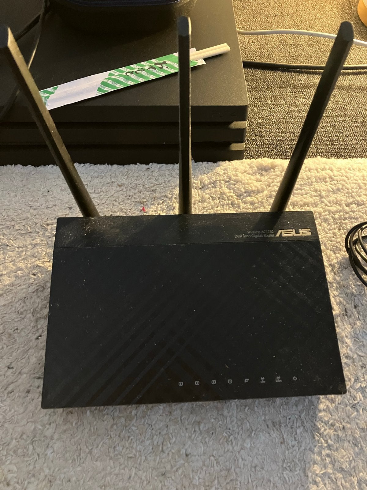 ASUS AC1750 Dual-Band Gigabit Router - Snelle Wifi, Computers en Software, Routers en Modems, Ophalen of Verzenden, Gebruikt, Router