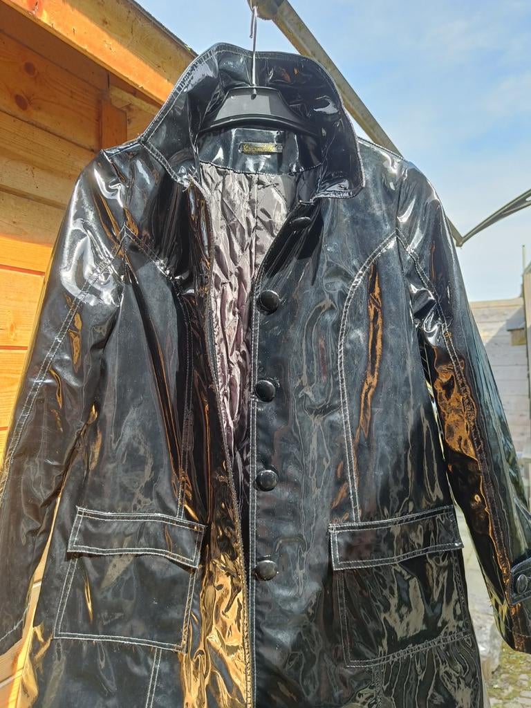 Zwart lakjasje maat 38, Kleding | Dames, Verzenden