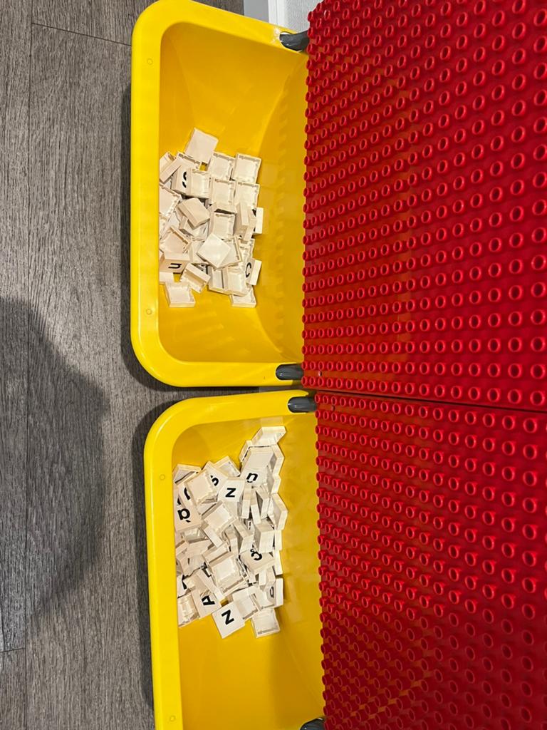 Lego letterbakken, Kinderen en Baby's, Speelgoed | Duplo en Lego, Ophalen, Gebruikt, Lego, Compleet