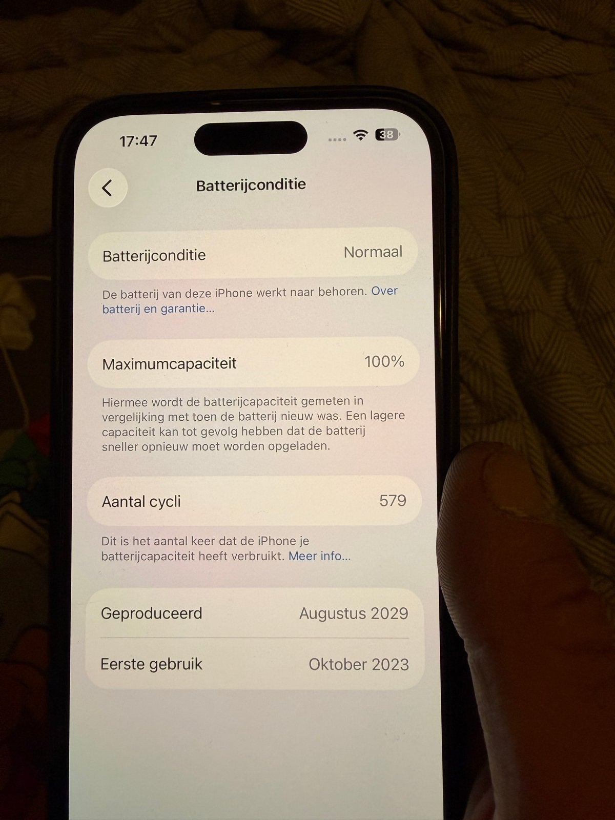 iPhone 15 Pro 128 GB - Zo goed als nieuw, Telecommunicatie, Mobiele telefoons | Apple iPhone, 128 GB, Ophalen of Verzenden, Zo goed als nieuw