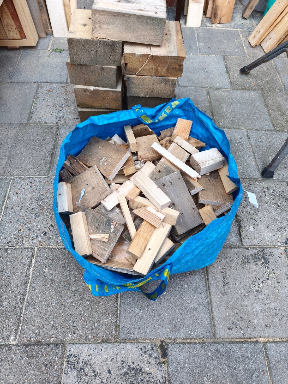 Gratis schoon brandhout voor vuurkorf of haard, Ophalen of Verzenden
