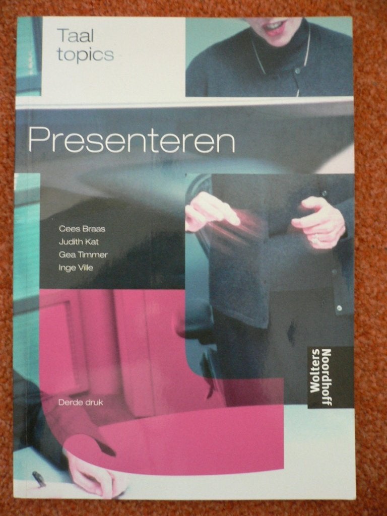 Taaltopics Presenteren derde druk, Boeken, Diverse auteurs, Zo goed als nieuw, Gamma, HBO
