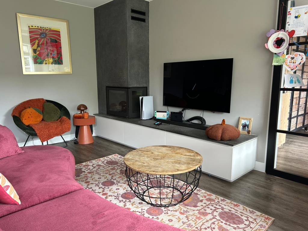 Salontafel, Ophalen, Gebruikt, 50 tot 100 cm, Rond