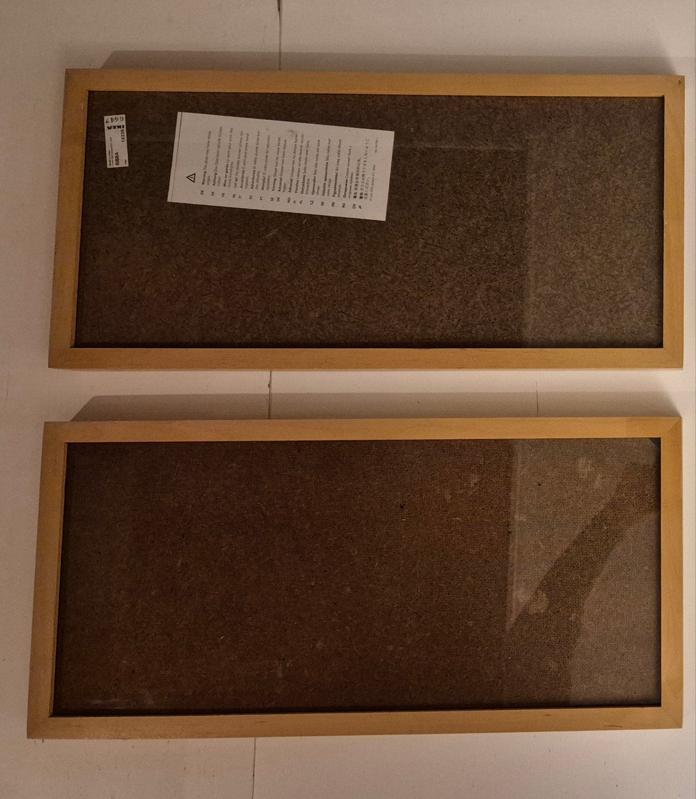 IKEA Ribba fotolijsten (2x, berken), Ophalen, 23 cm, Gebruikt, Beige