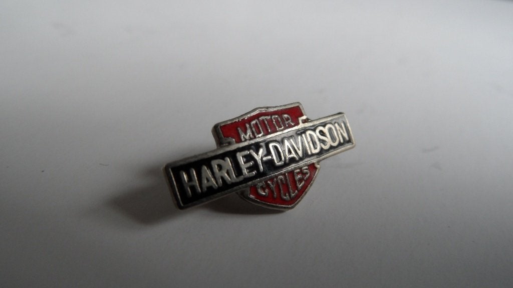 Harley-Davidson motor cycles speld, geëmailleerde broche, Verzenden, Gebruikt, Merk, Speldje of Pin