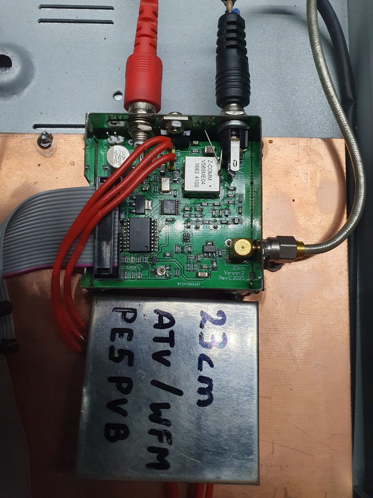 23cm WFM/ATV zender PE5PVB, Ophalen of Verzenden, Gebruikt, Zender