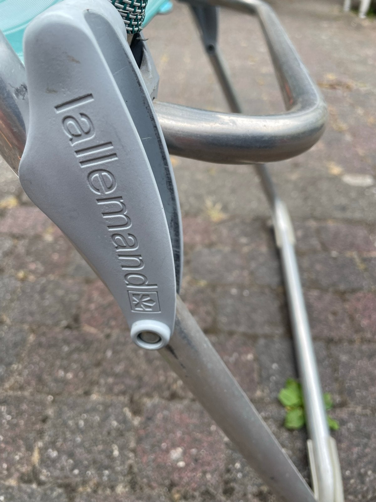 Verstelbare campingstoel 3 stuks- Lallemand, Ophalen, Gebruikt, Metaal, Inklapbaar