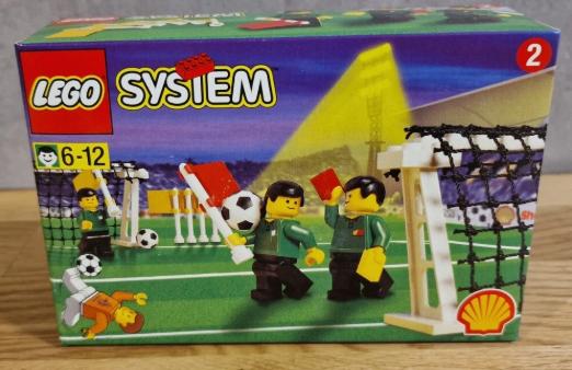 Lego System - 3303 - Voetbaldoel en lijnrechters uit 1998, Kinderen en Baby's, Speelgoed | Duplo en Lego, Ophalen of Verzenden