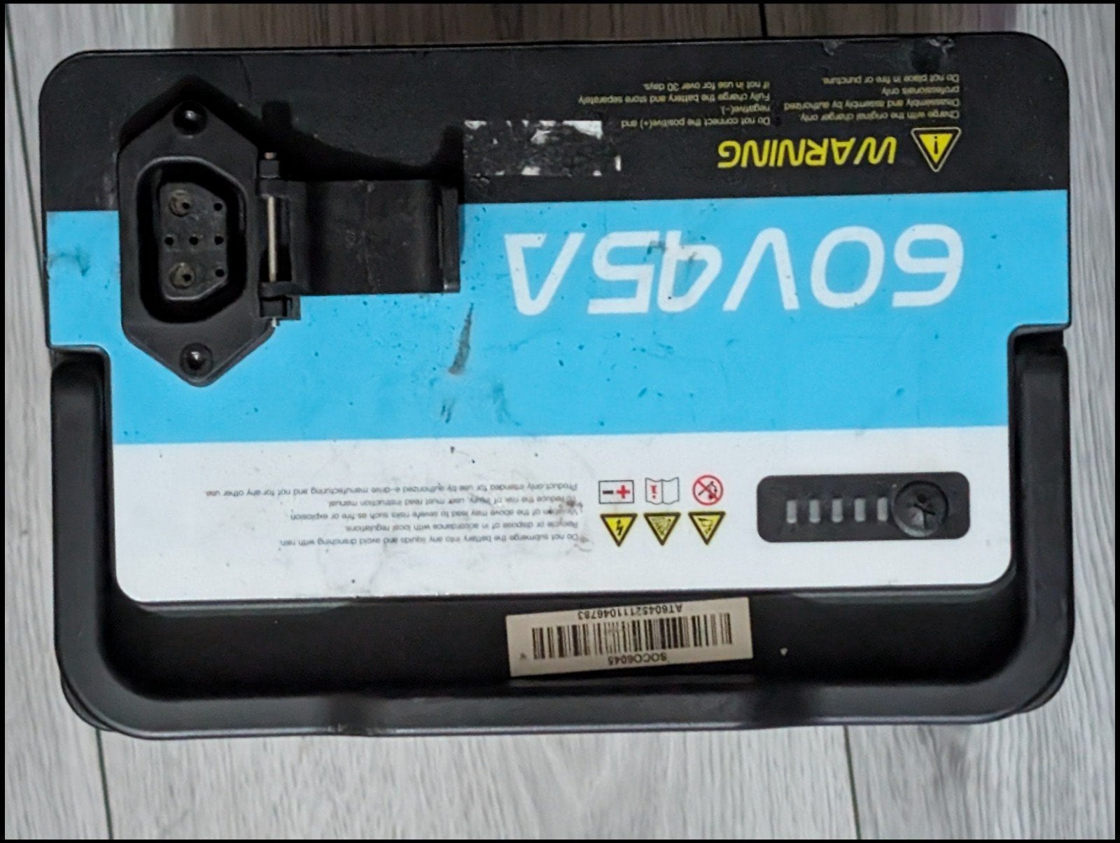 60V 45A E-scooter Accu - Gebruikt, Fietsen en Brommers, Ophalen of Verzenden, Gebruikt