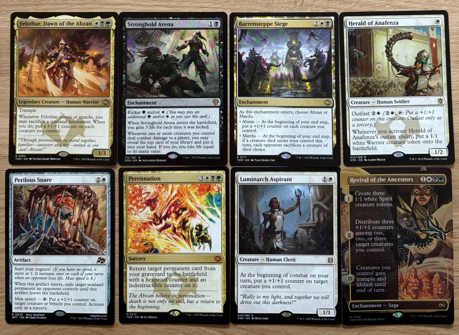 Magic the Gathering Abzan +1+1 counters EDH Commander deck, Ophalen of Verzenden, Zo goed als nieuw, Speeldeck