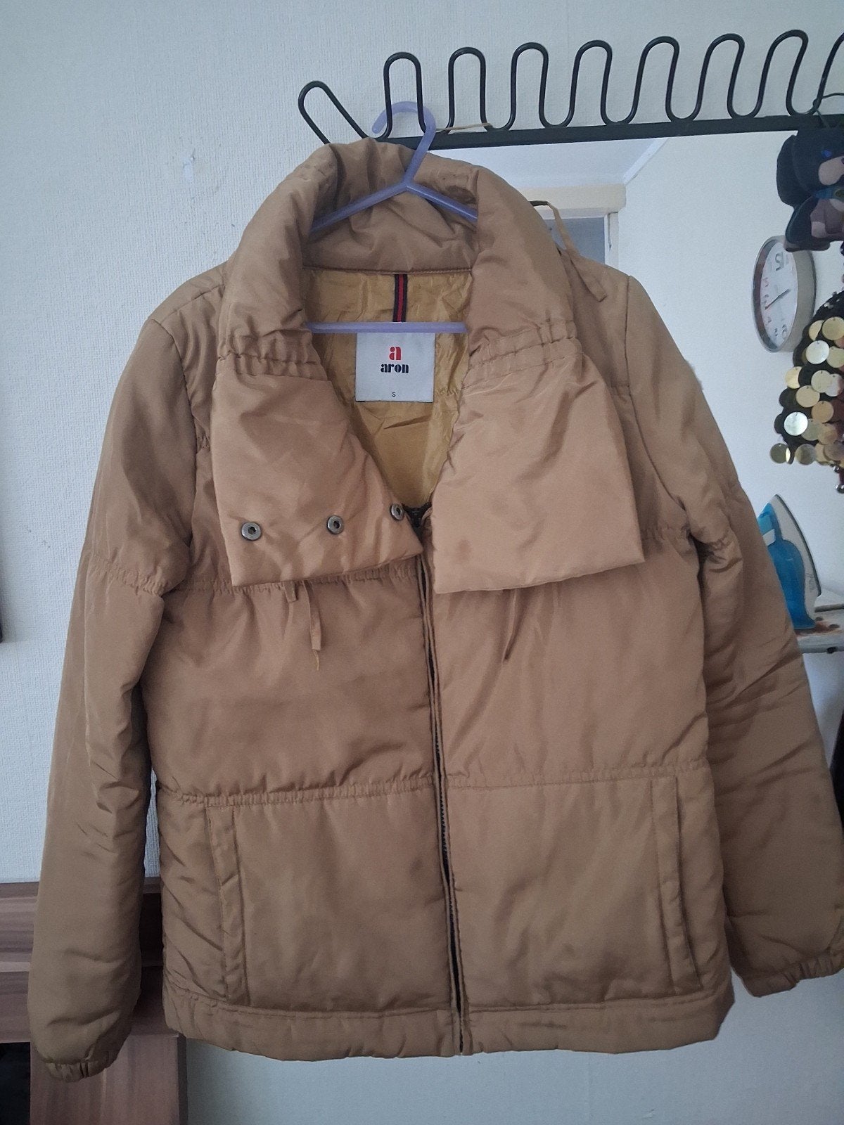 Aron Dames Winterjas Maat S Geel, Kleding | Dames, Jassen | Winter, Geel, Ophalen of Verzenden, Zo goed als nieuw, Maat 36 (S)