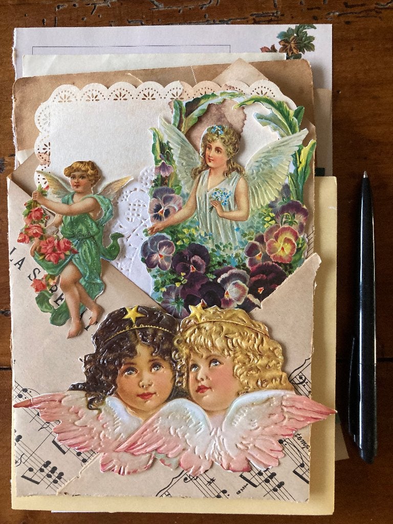Papierpakket angels, Ophalen of Verzenden, Nieuw, Versiering of Embellishment