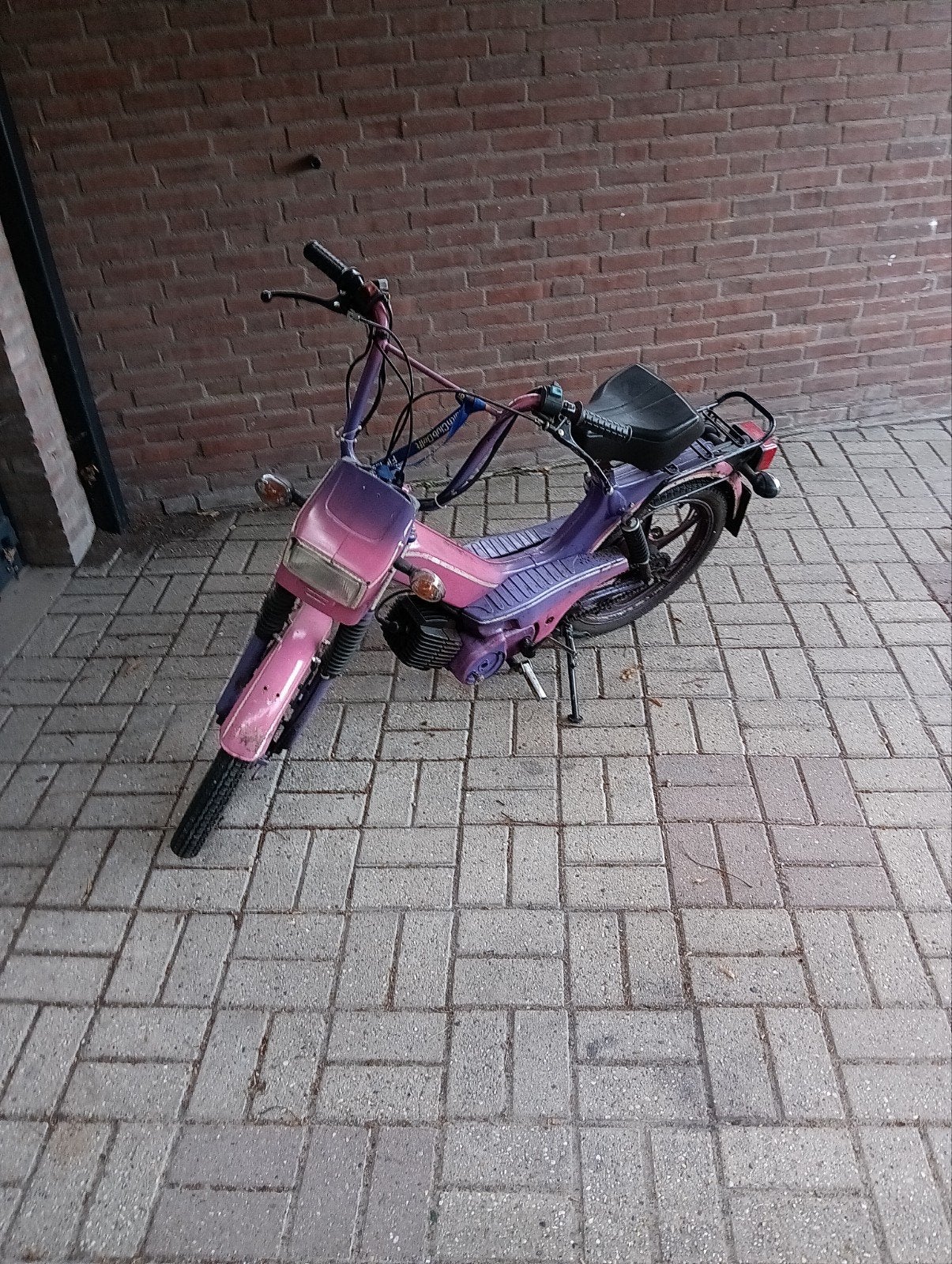 Tomos Flexer snorfiets - Roze/Paars - Goede staat, Ophalen, Gebruikt, Flexer, Maximaal 25 km/u
