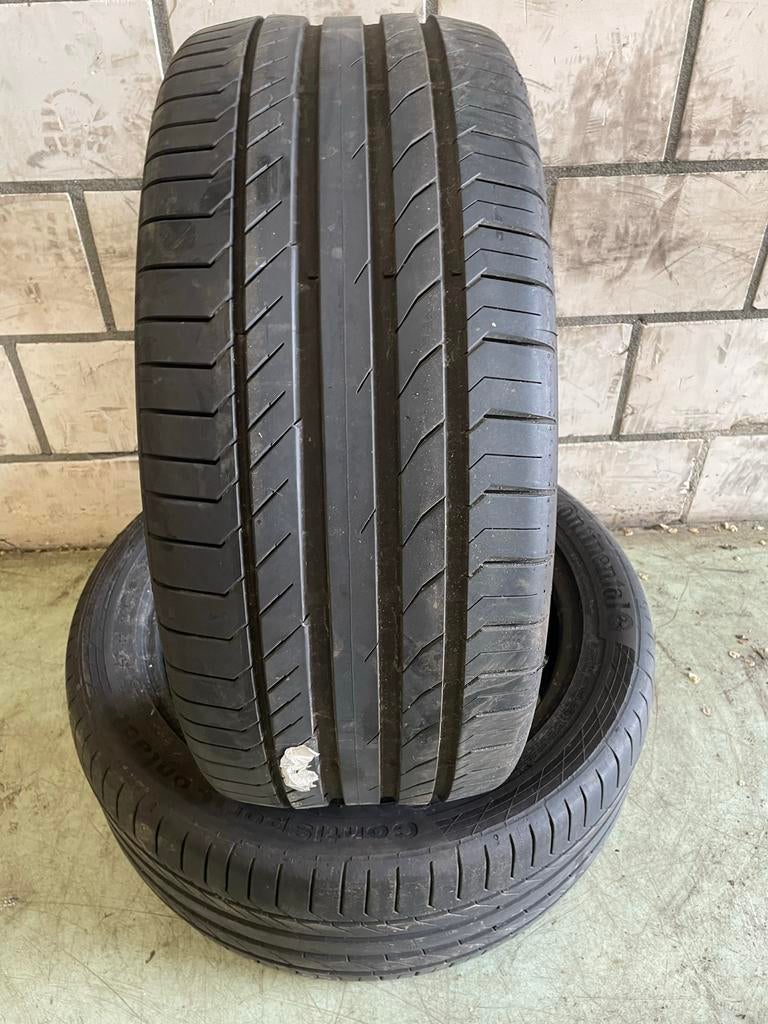 Set van 2 Continental SportContact 5 zomerbanden 265/45ZR20, Gebruikt, 265 mm, Ophalen of Verzenden, Berkvens