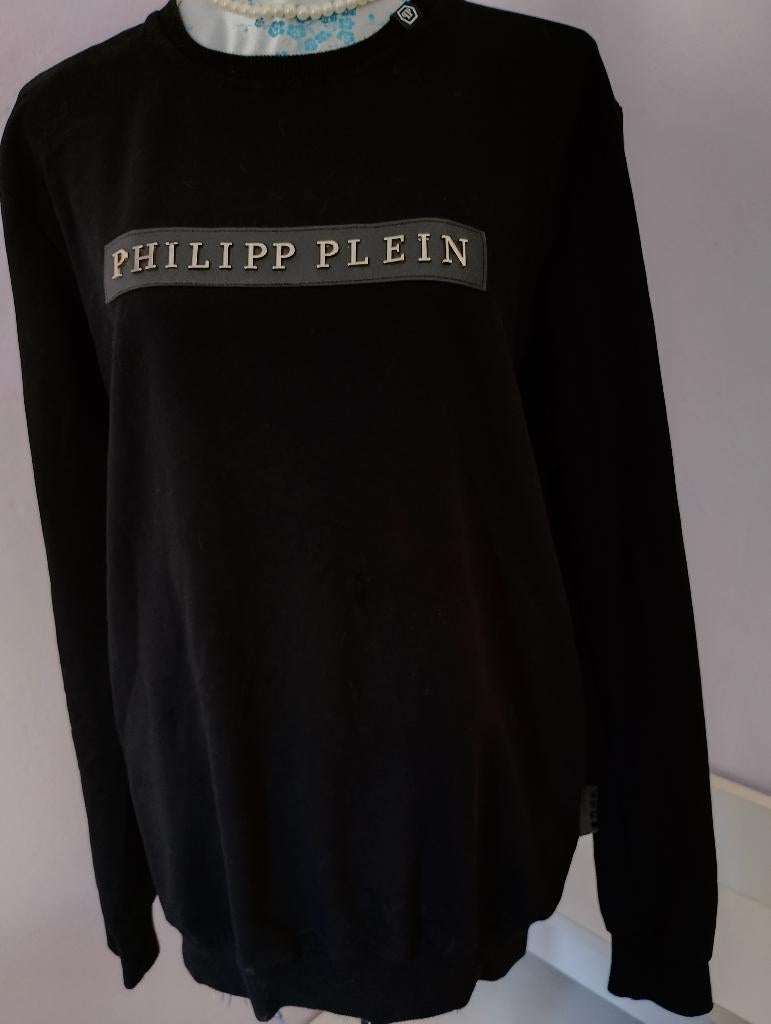 Philipp Plein sweater maat L, Maat 52/54 (L), Zwart, Ophalen of Verzenden, Zo goed als nieuw