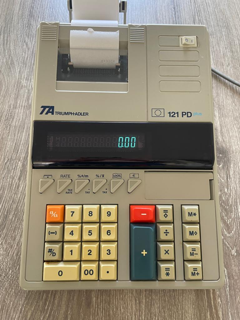 Triumph-adler 121 PD PLUS, Diversen, Rekenmachines, Ophalen