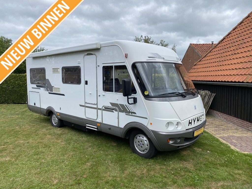 Hymer B 654 Integraal | 2002 | Uitstekend Onderhouden, Integraal, Fiat, Bedrijf, Luifel