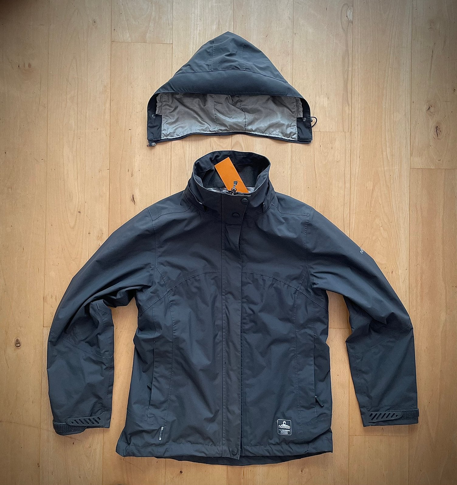 Nomad high performance waterproof lichtgewicht outdoor jas S, Ophalen of Verzenden, Maat 36 (S), Grijs