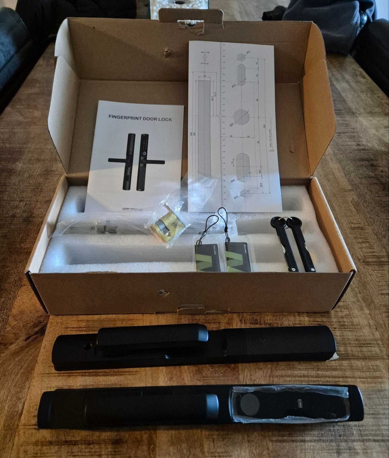 Digitaal deurslot Smartlock, Ophalen