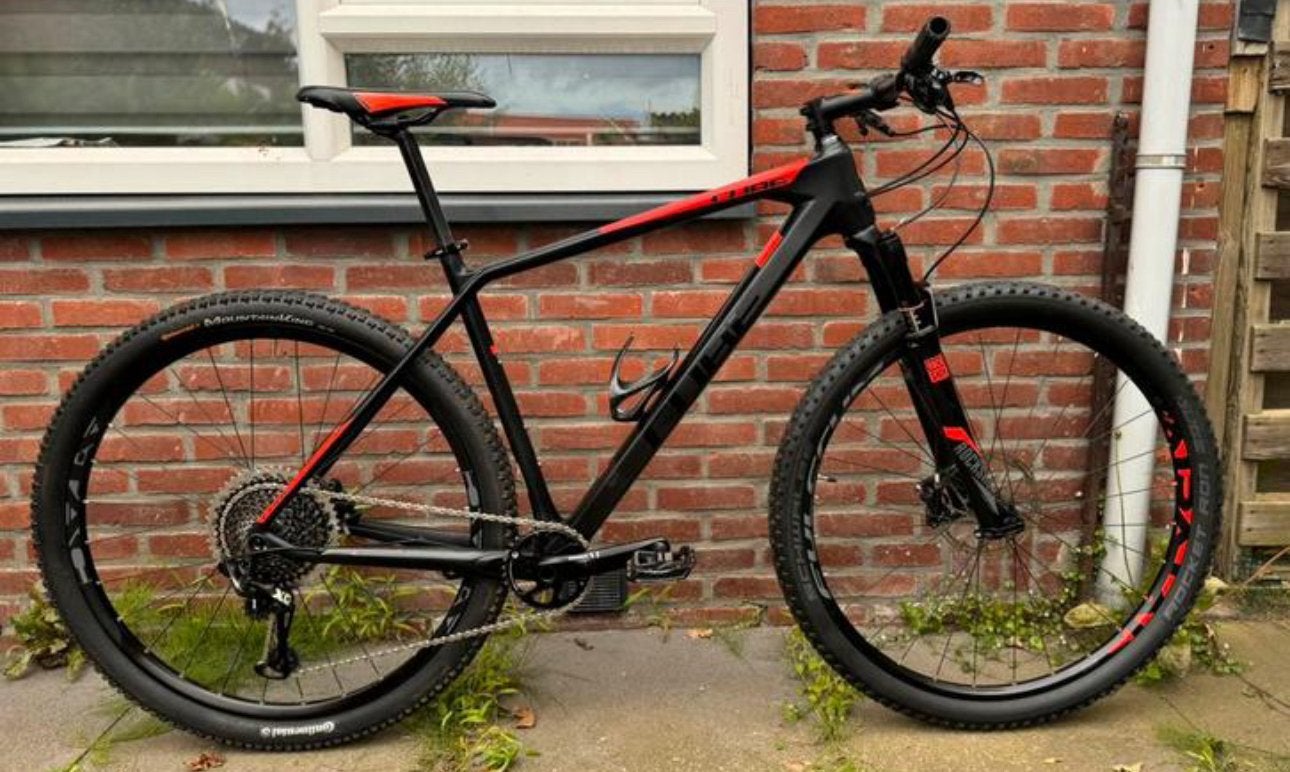 Cube Reaction Pro C62 29  Mountainbike 2018 Carbon Sram GX, Hardtail, 49 tot 53 cm, Zo goed als nieuw, Schijfrem