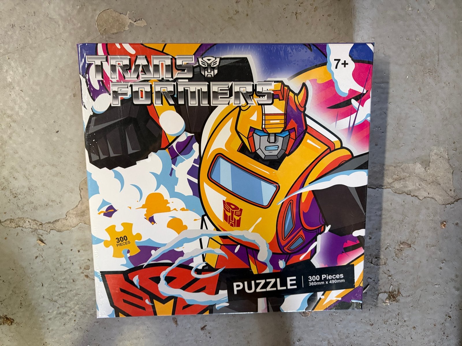 Transformers Bumblebee Puzzel 300 Stukjes, Ophalen of Verzenden, Meer dan 50 stukjes, Zo goed als nieuw, 6 jaar of ouder