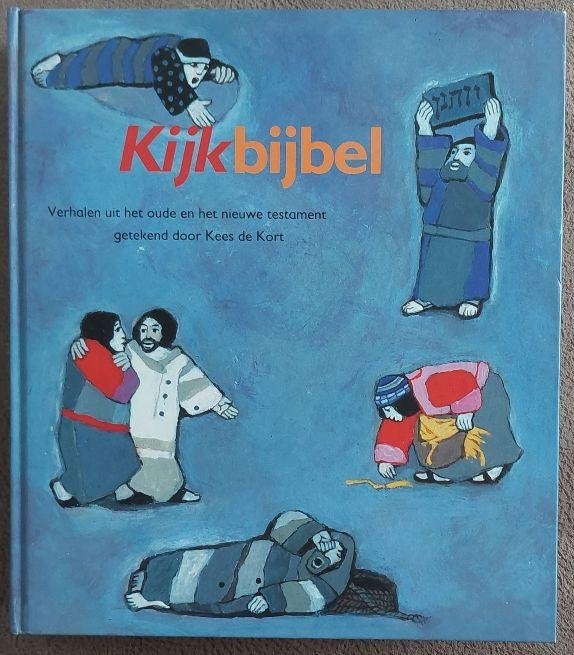 Kijkbijbel, verhalen O.T. en N.T. getekend door Kees de Kort, Ophalen of Verzenden, Zo goed als nieuw, Fictie algemeen, Voorleesboek