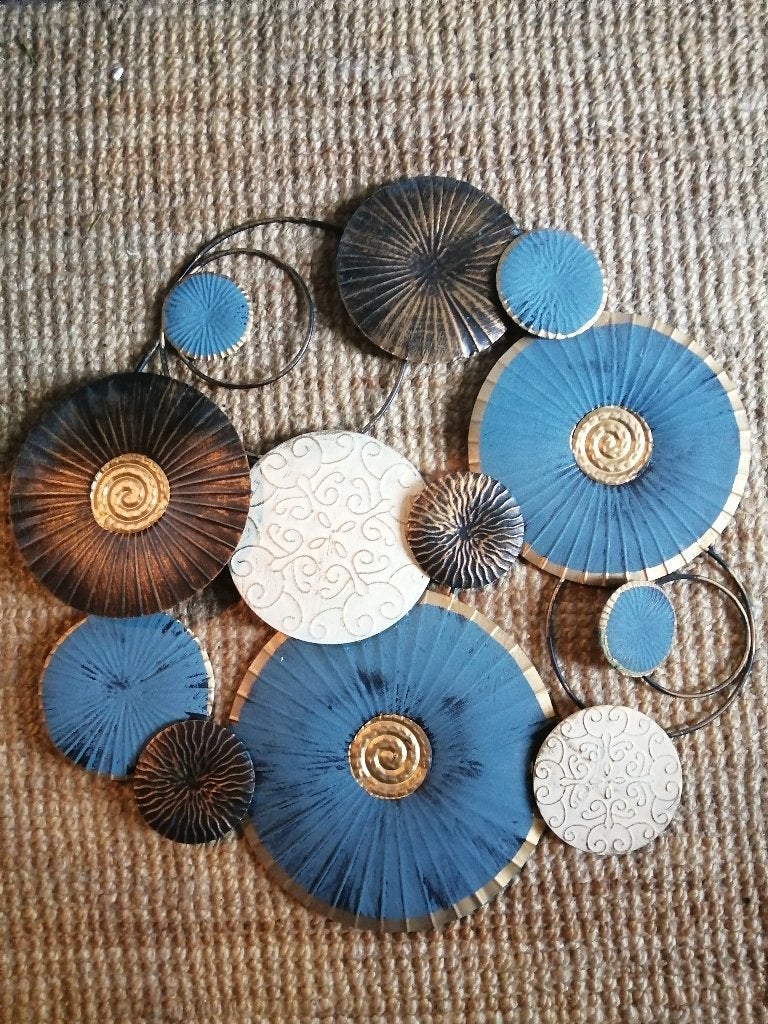 Wanddecoratie, Ophalen, Metaal, 55 cm, 56 cm