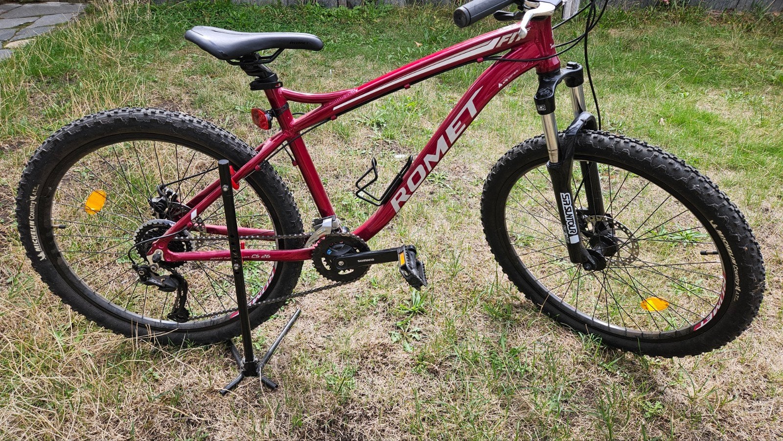 Romet mountainbike met schijfremmen en Shimano onderdelen, Hardtail, 45 tot 49 cm, Zo goed als nieuw, Dames