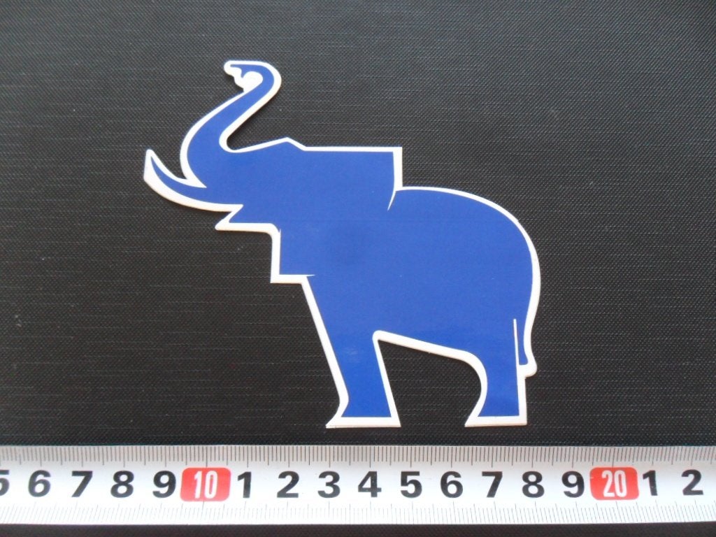 sticker SCHMITZ Cargobull   Olifant BLAUW *, Ophalen of Verzenden, Zo goed als nieuw