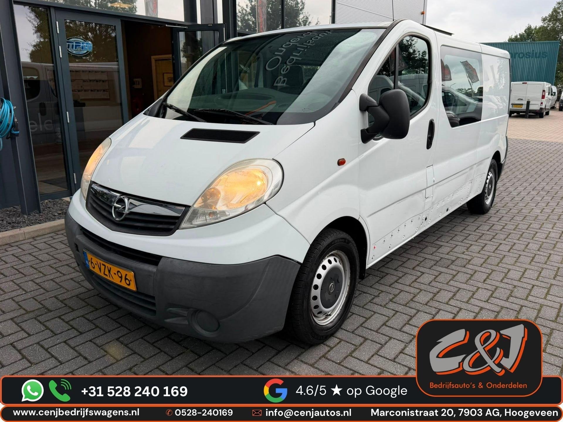 Opel Vivaro 2.0 CDTI L1H1 airco l cruise l trekhaak l nieuwe, Overige carrosserieën, Wit, Customercare.nl@stellantis.com, Stellantis Nederland B.V.