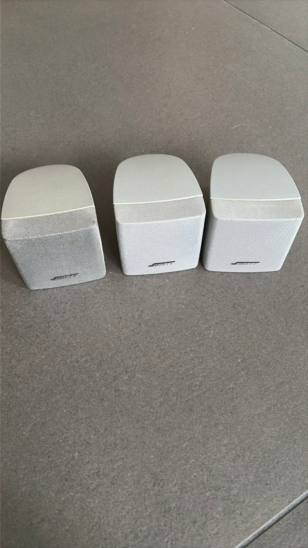 3x Bose Acoustimass Cube speaker zilver, Ophalen of Verzenden, Zo goed als nieuw, Minder dan 60 watt, Bose