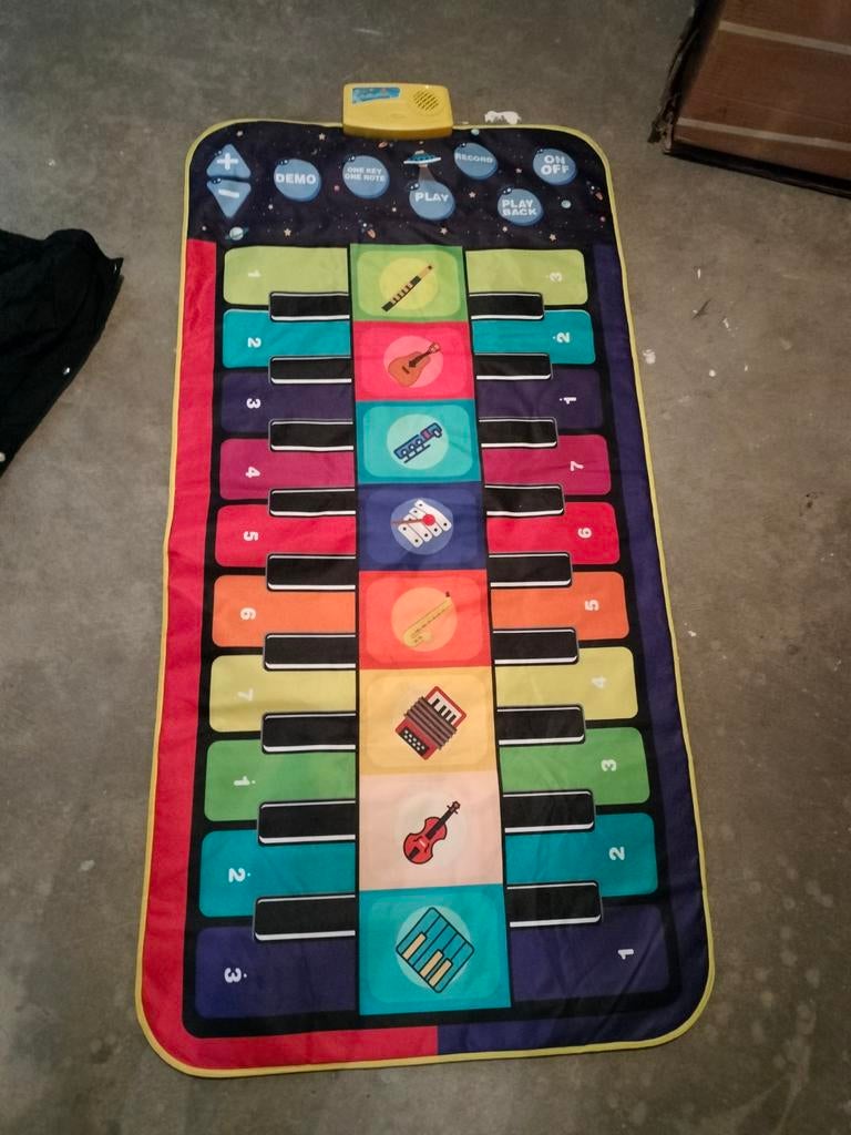 Speelmat met piano en instrumenten, Ophalen of Verzenden