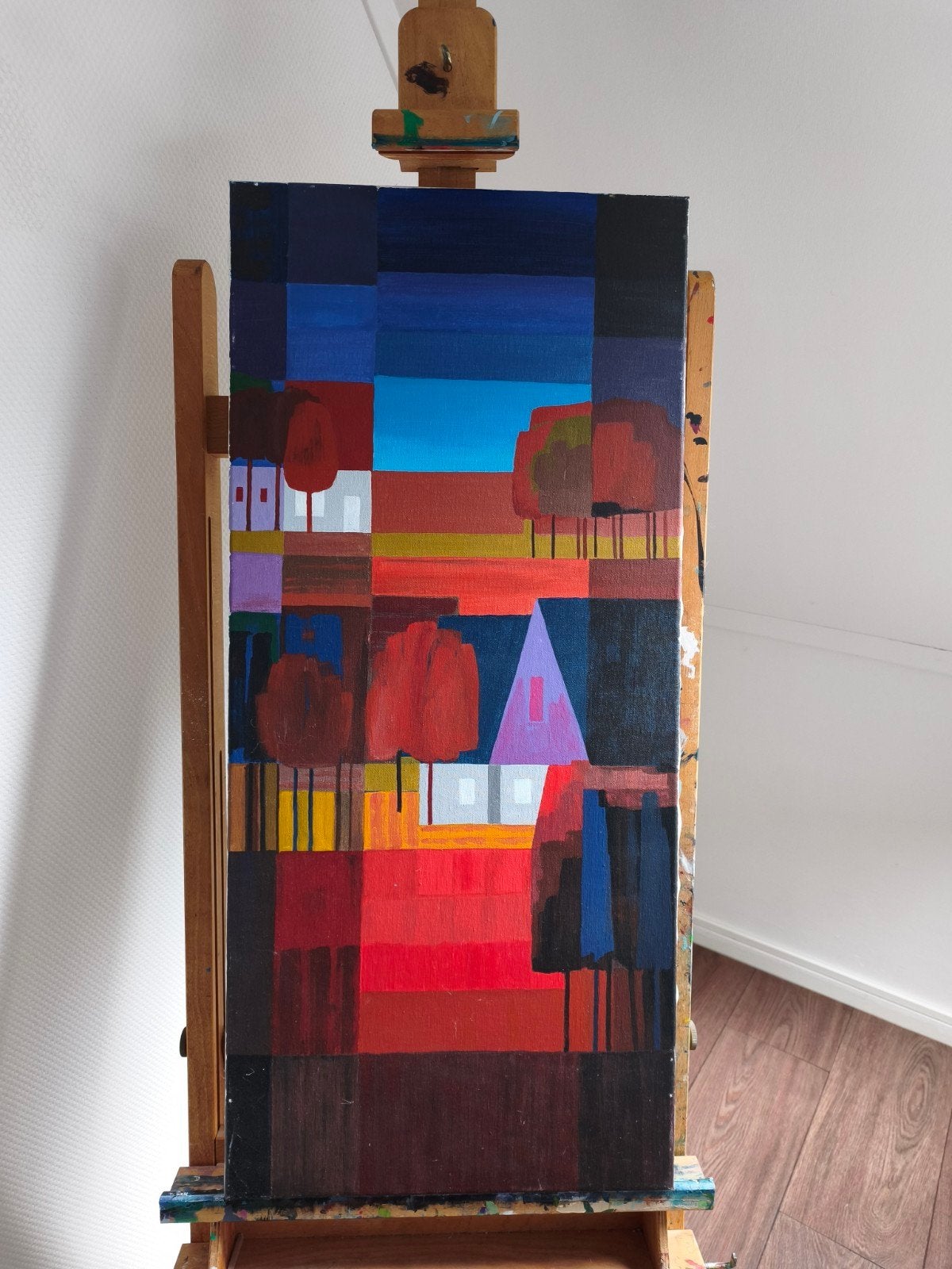 Schilderij in de stijl van Ton Schulten, Antiek en Kunst, Ophalen
