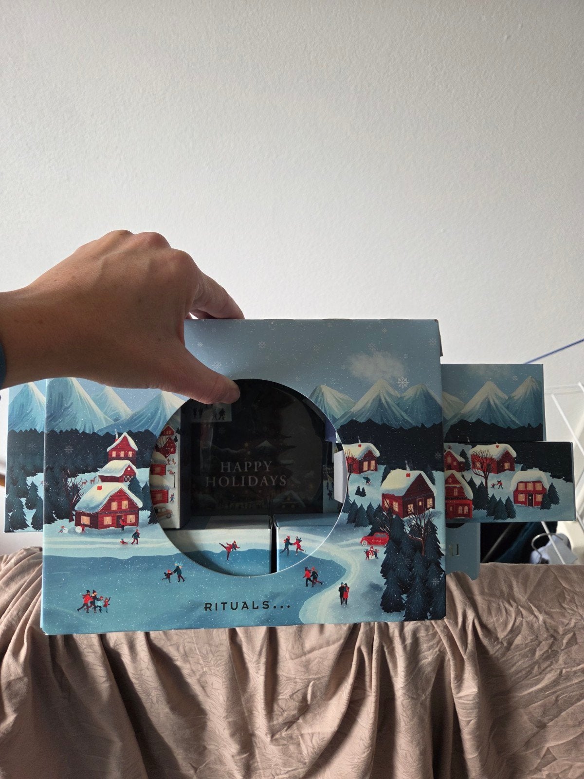 rituals adventskalender LEEG, Ophalen