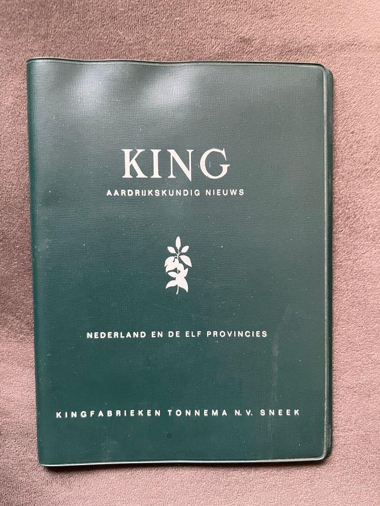 King mapje Nederland en de elf provincies, Ophalen of Verzenden, 1800 tot 2000, Nederland, Landkaart