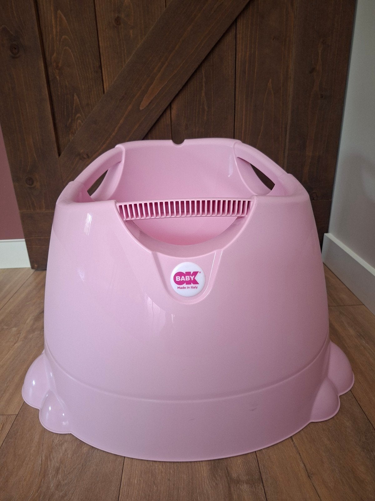 OKbaby Douchezit Babybadje Opla Roze - Zo goed als nieuw, Ophalen, Zo goed als nieuw, Badje, Overige merken