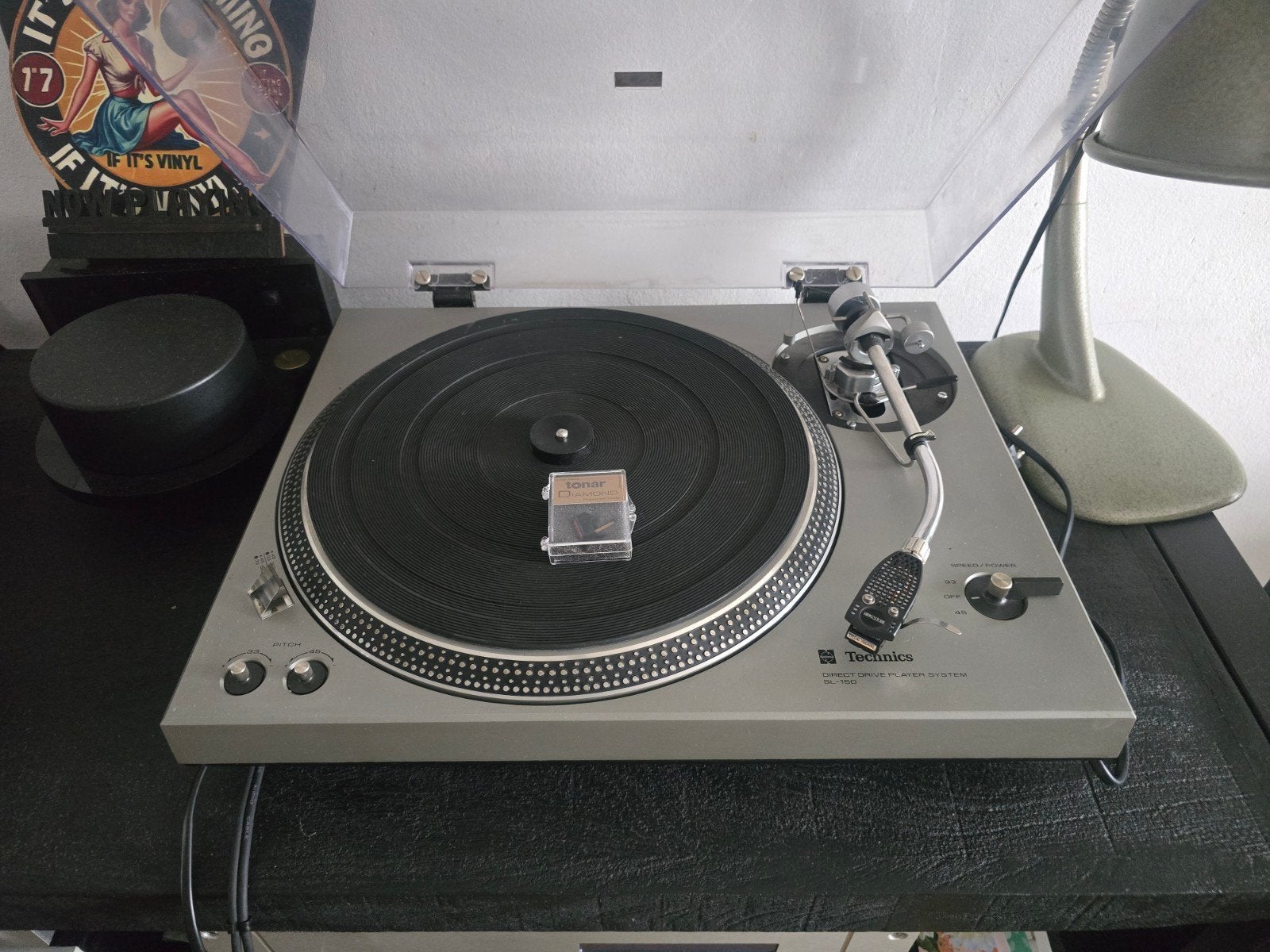 Technics sl,150 mk1 met sme 3009, Ophalen of Verzenden, Gebruikt, Platenspeler, Technics