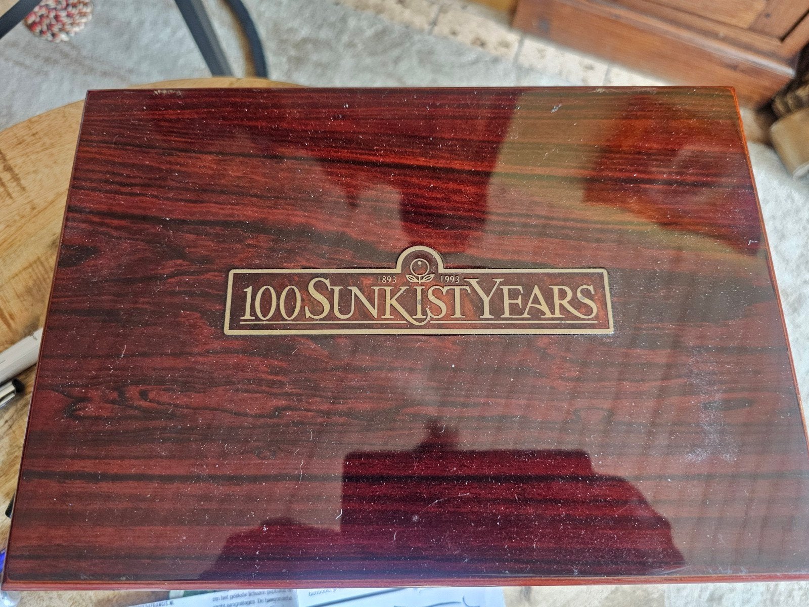 Sunkist 100 Jaar Bestekset in Houten Kist, Ophalen