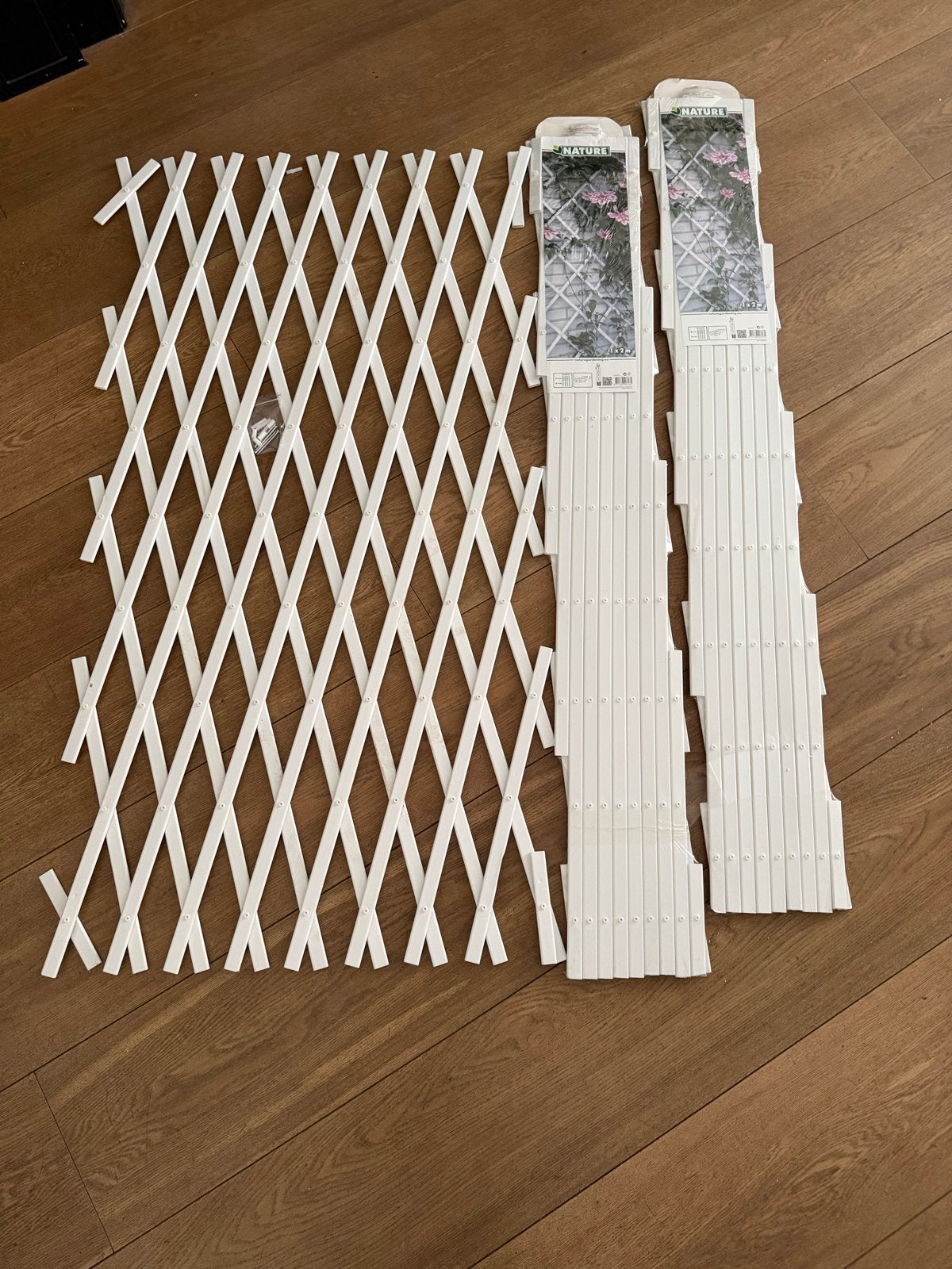 Nieuw wit Nature klimrek/plantenrek voor tuin of muur, Tuin en Terras, Ophalen of Verzenden, Nieuw, Kunststof, Tuinhek