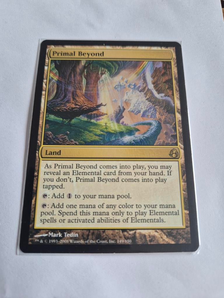 Magic: The Gathering - Primal Beyond (Land), Ophalen of Verzenden, Gebruikt, Losse kaart