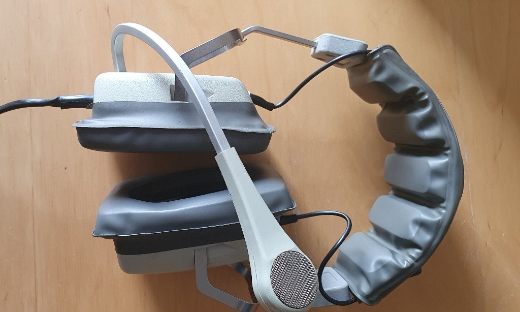 Telex E-951 Headset met Microfoon - Goede Staat, Overige merken, Meerkleurig, Microfoon, Ophalen of Verzenden