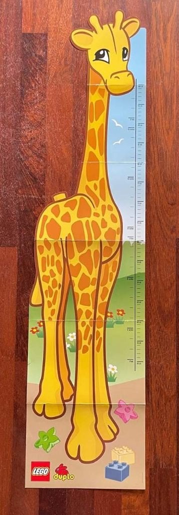 Lego groeimeter giraf, Kinderen en Baby's, Ophalen of Verzenden, Nieuw, Ophangbaar, Wanddecoratie