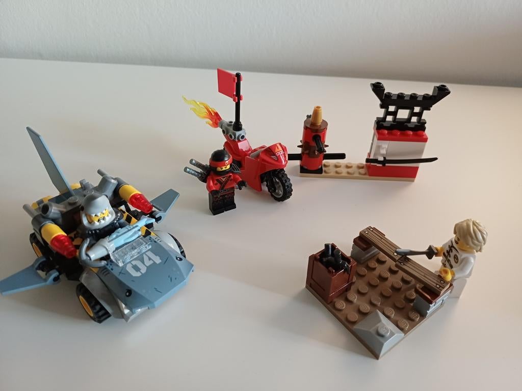 Lego Ninjago setje compleet 10739, Gebruikt, Lego, Ophalen of Verzenden, Compleet