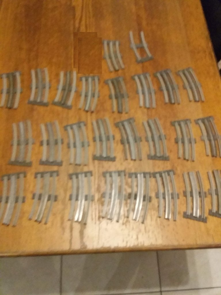 lego rails bocht grijs voor 12v trein, Ophalen of Verzenden, Gebruikt, Losse stenen, Lego
