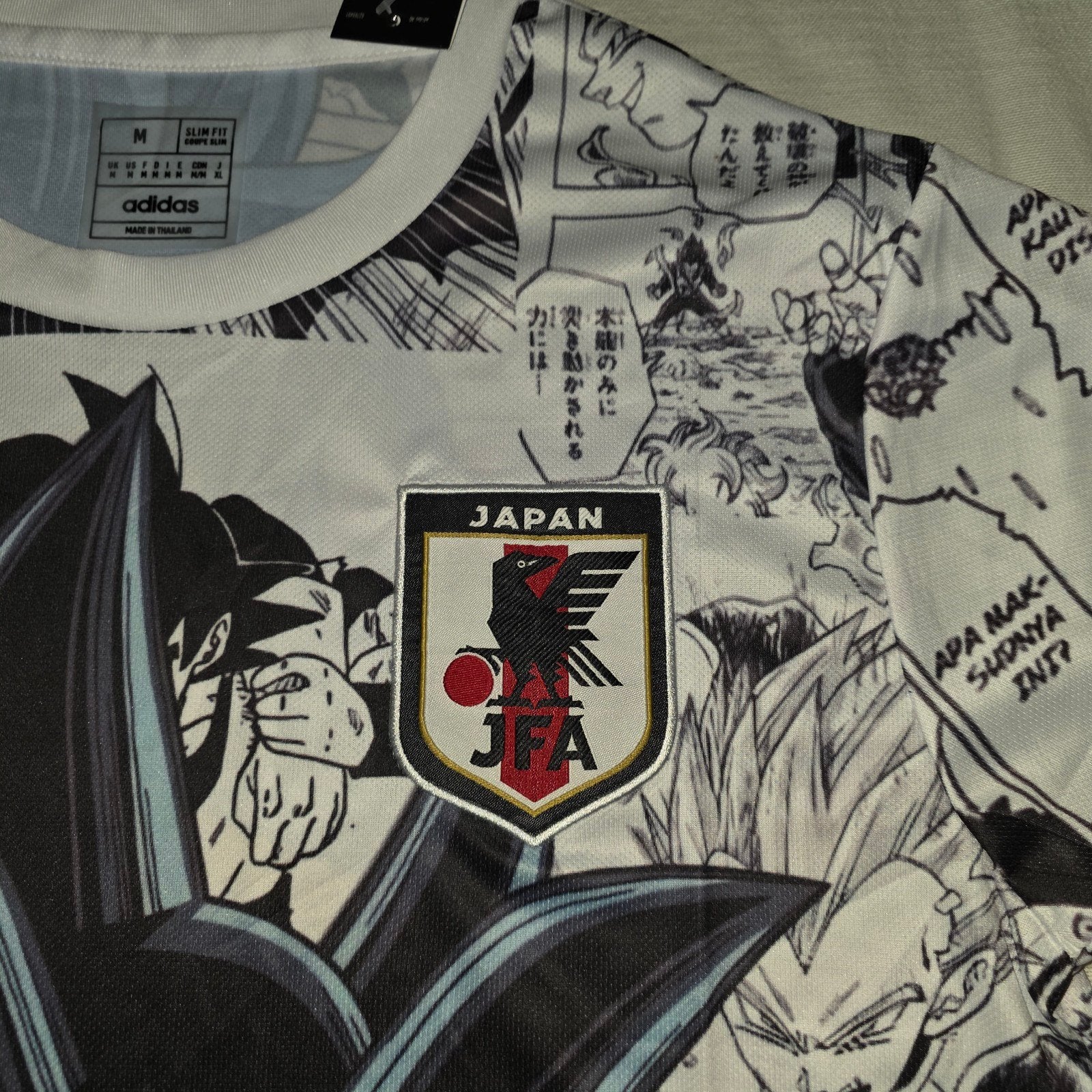 FC Japan X Dragon Ball Super Voetbal Jersey Maat M, Ophalen of Verzenden, Nieuw, Maat 48/50 (M), Wit