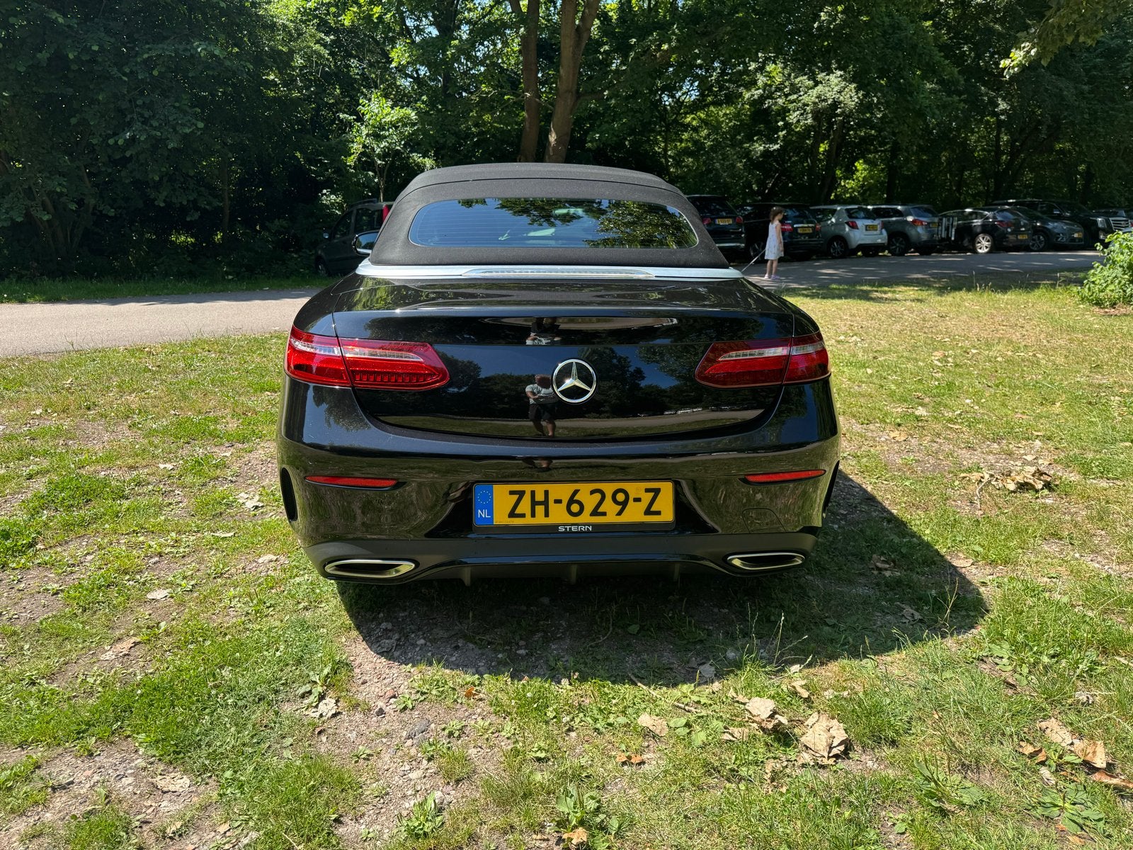 Mercedes-Benz E-Klasse E200 184pk 9G-TRONIC 2018 Zwart, Auto's, Mercedes-Benz, Achterwielaandrijving, 1800 kg, 4 cilinders, Cabriolet