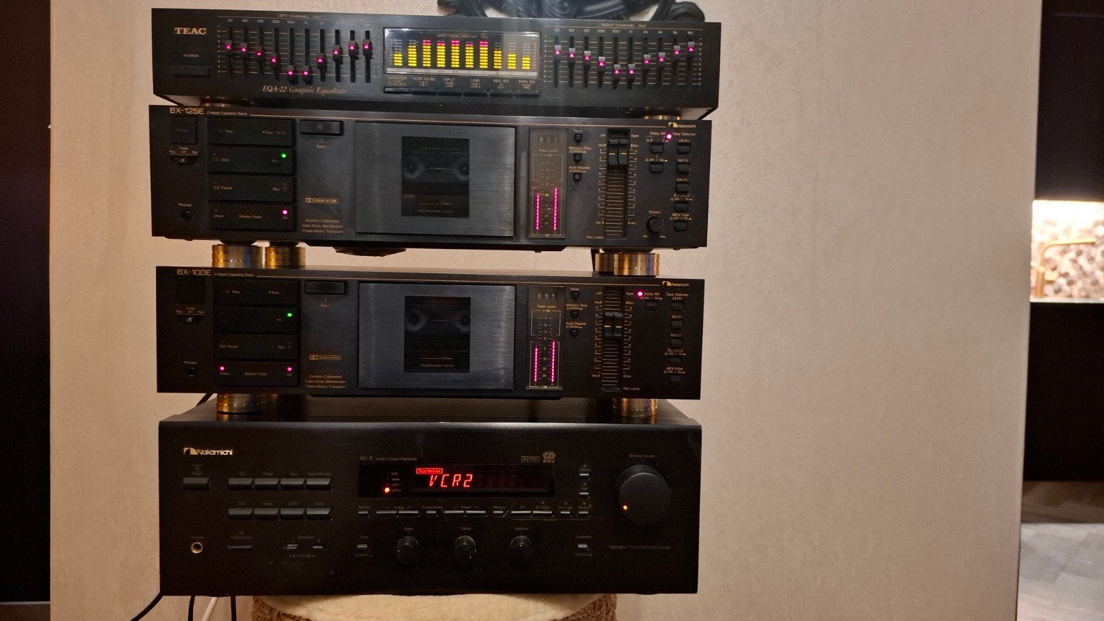 TEAC en Nakamichi Cassettedecks met Equalizer, Ophalen of Verzenden, Bandrecorder