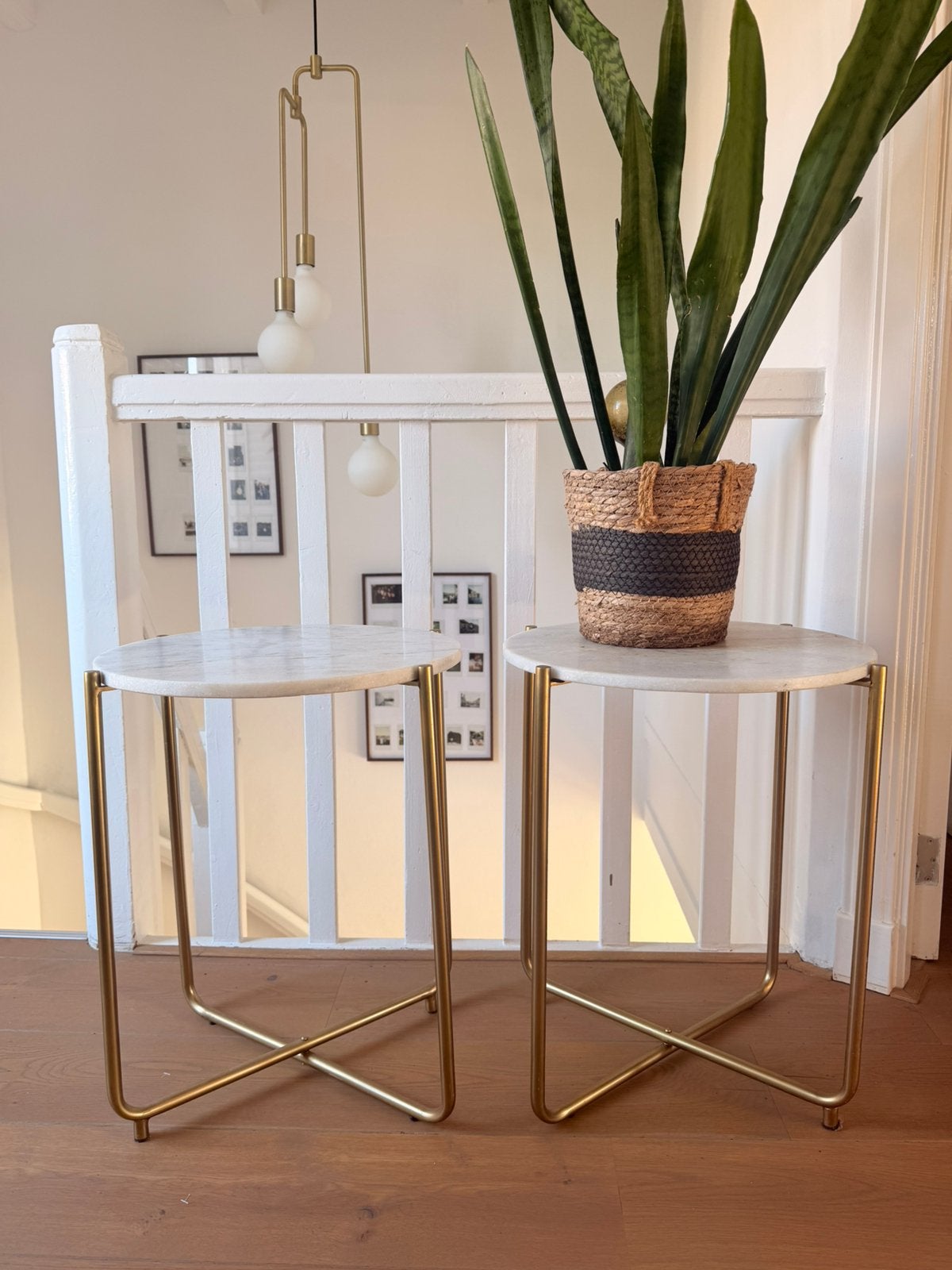 Calacatta side table set - Loods5, Ophalen, Zo goed als nieuw, Rechthoekig, Minder dan 55 cm