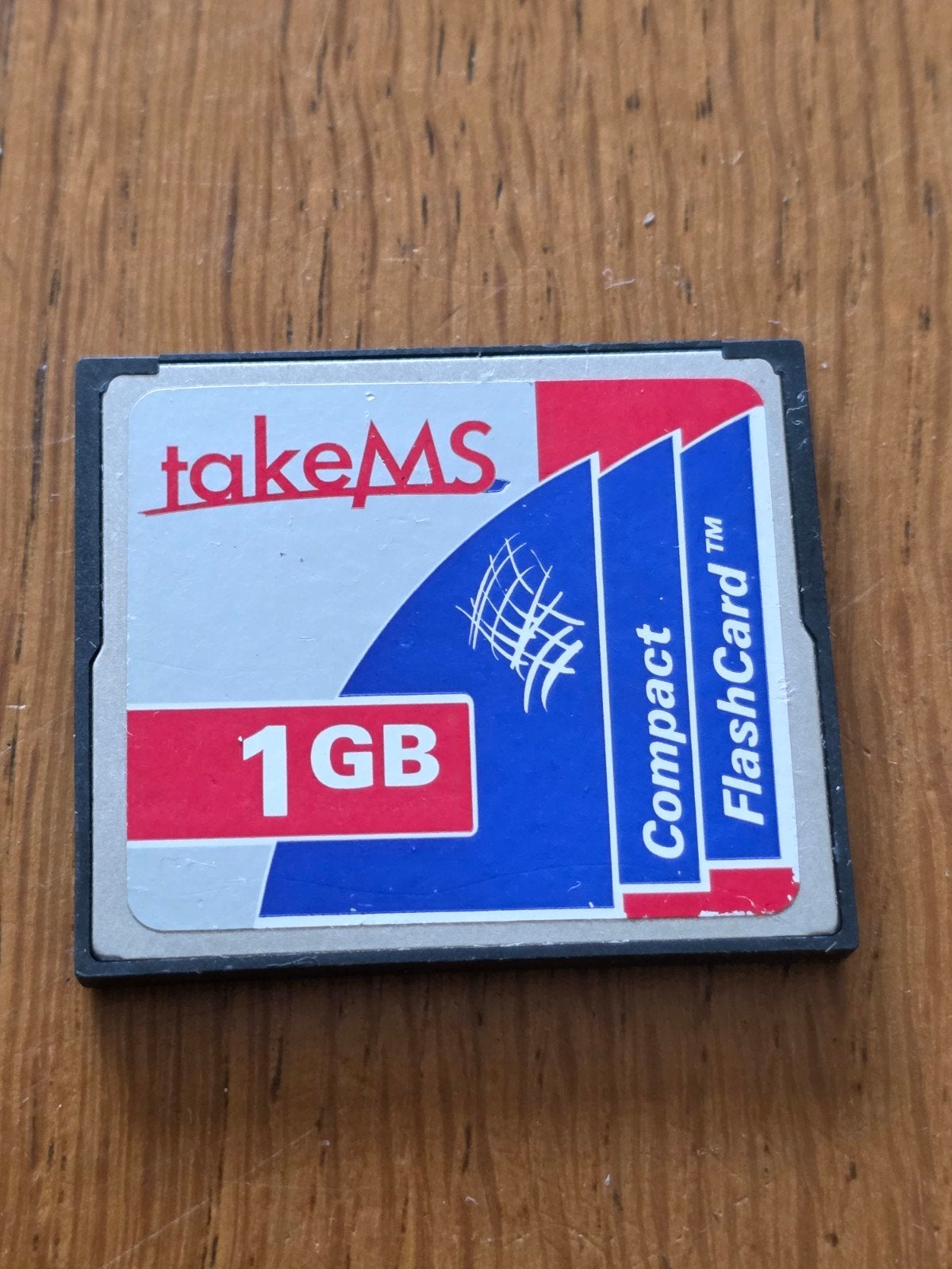takeMS Compact Flash Card 1 GB, Gebruikt, Minder dan 2 GB, Ophalen of Verzenden, Fotocamera